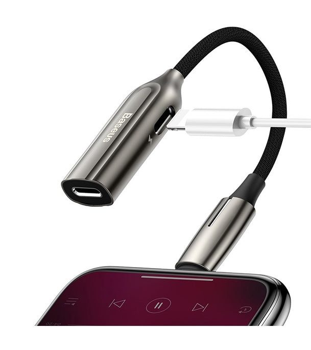 Baseus L55 2-in-1 iPhone lightning Male to Dual iPhone lightning Female Adapter Tarnish Baseus L55 2-in-1 iPhone lightning Male to Dual iPhone lightning Female Adapter Tarnish